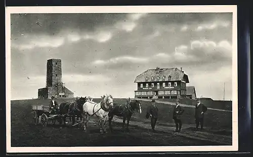 AK Feldberg /Schwarzwald, Gasthaus zum Feldbergturm