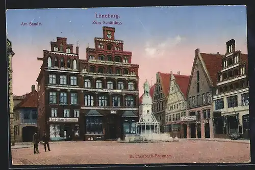 AK Lüneburg, Am Sande, Zum Schütting, Reichenbach-Brunnen