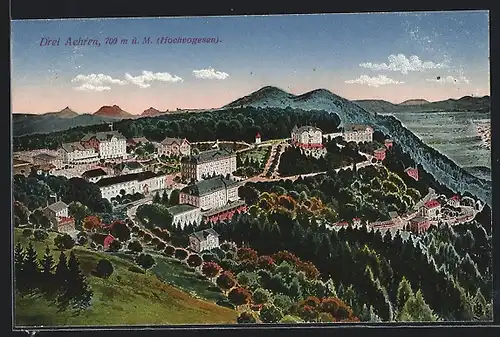 AK Drei Aehren, Generalansicht in den Hochvogesen