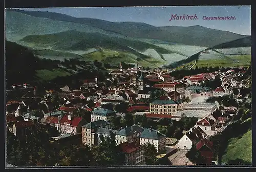 AK Markirch, Gesamtansicht der Stadt