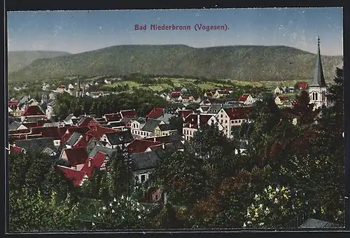 AK Bad Niederbronn, Ortsansicht bei Tag