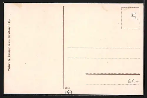 AK Wangenburg, Ortsansicht bei Dämmerung
