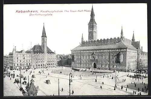 AK Kobenhavn, Der Rathausplatz