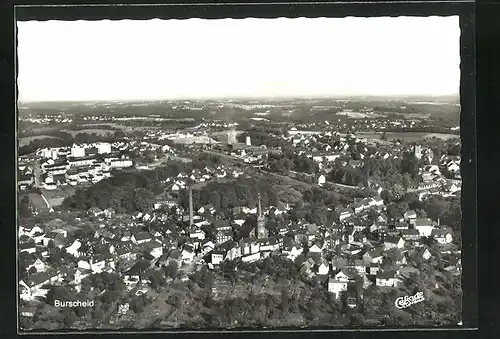 AK Burscheid, Panorama aus der Vogelschau