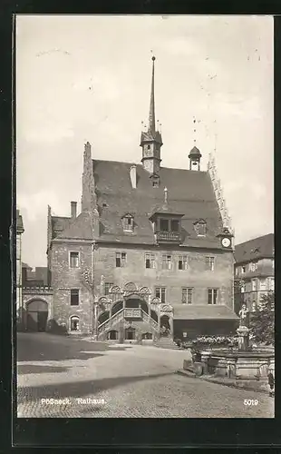 AK Pössneck, Rathaus