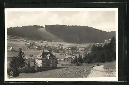 AK Altglashütten, Ortsansicht aus der Vogelschau