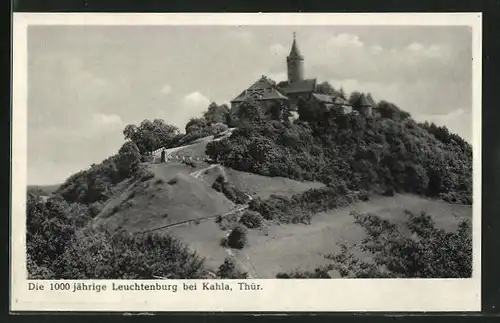 AK Kahla / Thür., Hotel und Erholungsstätte Leuchtenburg