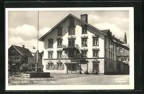 AK Oberstaufen i. Allg., Gasthof Adler