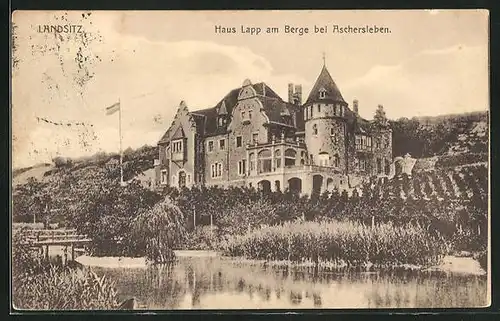 AK Aschersleben, Landsitz Haus Lapp am Berge