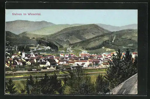 AK Steinen im Wiesental, Ortsansicht