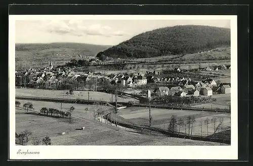 AK Berghausen / Baden, Ortsansicht