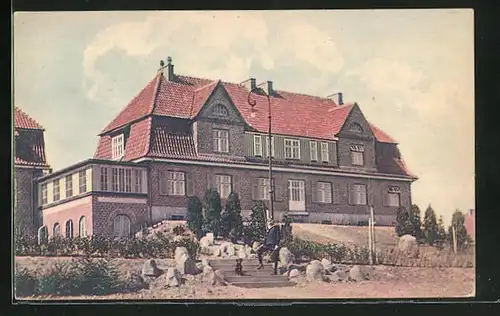 AK Eckernförde, Alters- und Invalidenheim, Ansicht vom Kaiserhaus