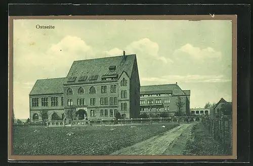 AK Eschweiler, Kloster U. l. Frau v. g. Rat, Ostseite des Gebäudes