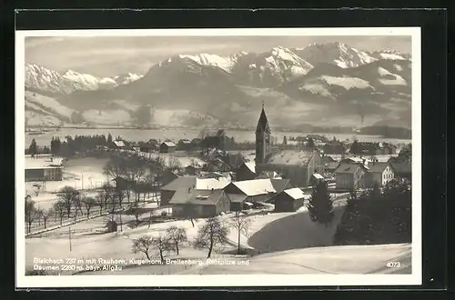 AK Blaichach i. Bayern, Ortspartie im Winter