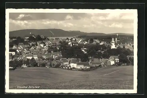 AK Clausthal-Zellerfeld, Teilansicht der Ortschaft