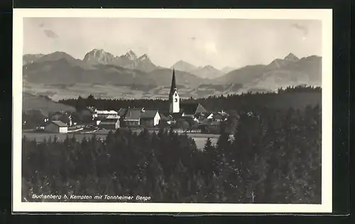 AK Buchenberg, Teilansicht und Tannheimer Berge