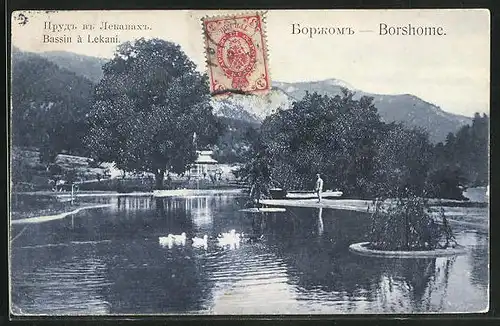 AK Bordschomi / Borshome, Bassin à Lekani, Idyllischer Teich