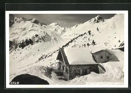 AK Gubenerhütte, Ansicht im Winter