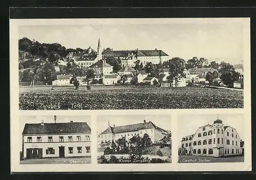 AK Zangberg, Gasthof Stuiber, K. Obermeier, Kloster