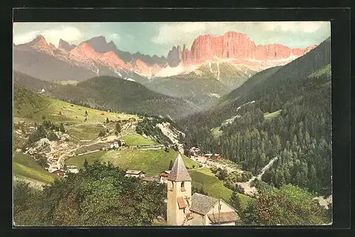 AK St. Cyprian, Panoramablick auf den Ort