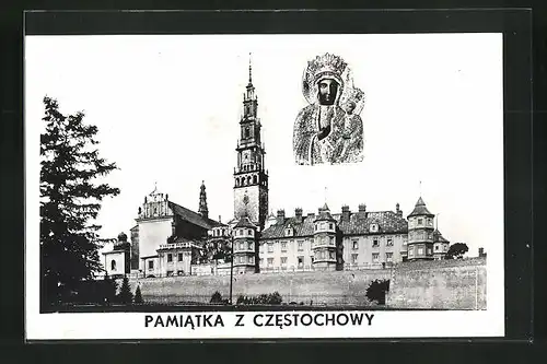 AK Tschenstochau-Czestochowa, Pamiatka, Kirche und Gnadenbild