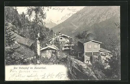 AK Ebbs, Gasthaus Veitenhof im Kaiserthal