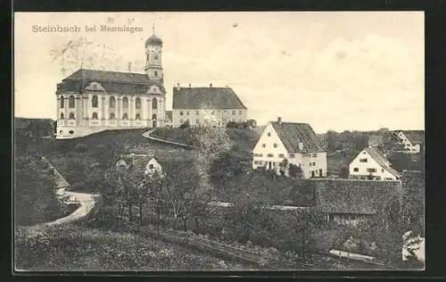 AK Steinbach, Kirche und umliegende Gebäude