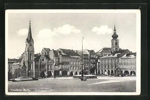 AK Trautenau / Trutnov, Ortspartie