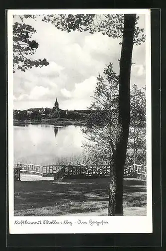 AK Mölln i. Lbg., Blick auf den Ort