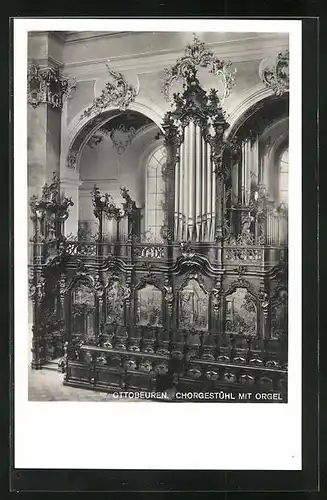 AK Ottobeuren, Chorgestell mit Orgel