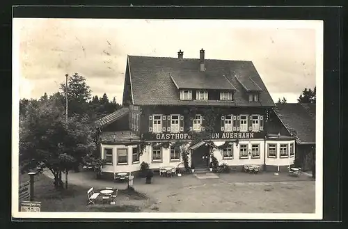 AK Zwieselberg, Gasthof zum Auerhahn, Bes. A. Gebele