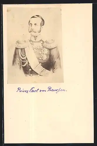AK Prinz Carl von Preussen in Uniform