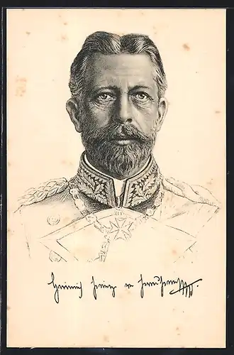 AK Porträt des Prinzen Heinrich von Preussen