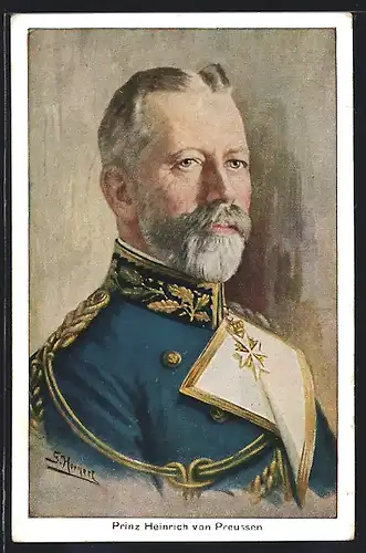 AK Prinz Heinrich von Preussen im Profil