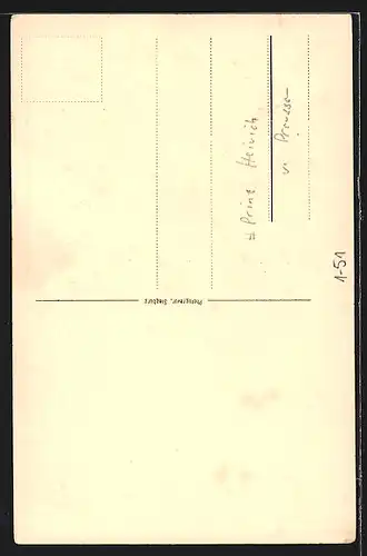 Künstler-AK Ansicht von Prinz Heinrich von Preussen