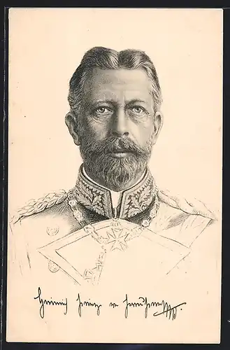 AK Prinz Heinrich von Preussen in Uniform