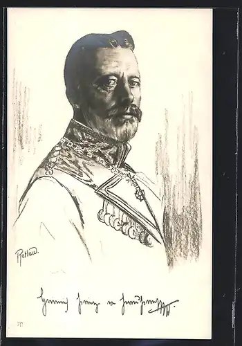 Künstler-AK Prinz Heinrich von Preussen
