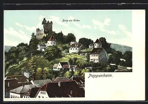 AK Pappenheim, Burg von Osten