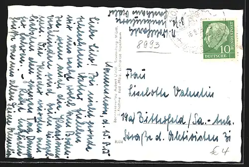 AK Nonnenhorn a. Bodensee, Fliegeraufnahme des Ortes