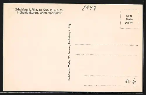 AK Scheidegg / Allgäu, Gesamtansicht