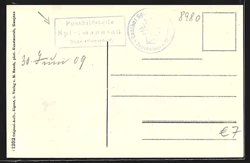 AK Oberstdorf /Bayr. Allgäu, Panorama mit Trettachspitze