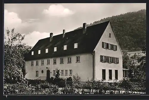 AK Bad Ditzenbach, am Müttererholungsheim der Ev. Frauenhilfe für Württemberg