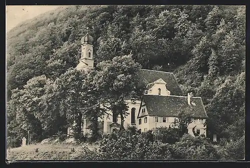 AK Deggingen /Wttbg., Wallfahrtskirche und Kapuzinerklösterchen Ave Maria