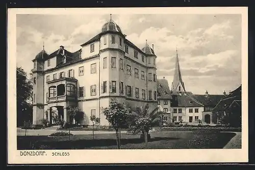 AK Donzdorf, Blick zum Schloss