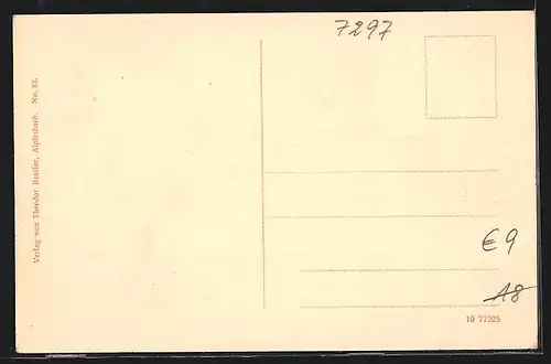 AK Alpirsbach, Ortspartie mit Kirche