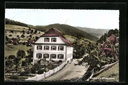 AK Steinach i. Kinzigtal, Gasthaus-Pension zum Wilden Mann von Fridolin Schmieder