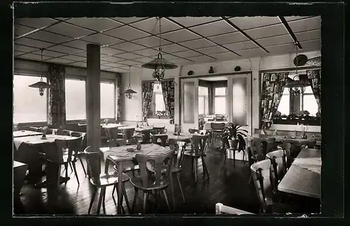 AK Haslach i. Kinzigtal /Schwarzwald, Gasthof-Pension Sonne Hans Ferber, Innenansicht