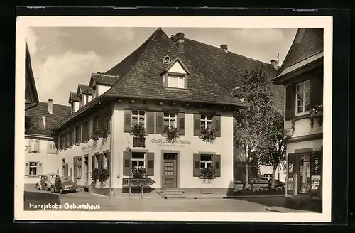 AK Haslach i. K., Gasthaus zur Sonne, Bes. Xaver Armbruster, Hansjakobs Geburtshaus