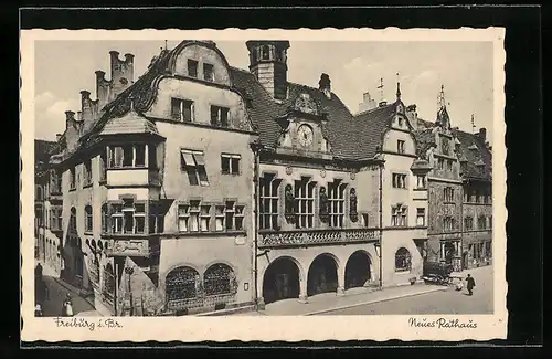AK Freiburg i. Br., Neues Rathaus
