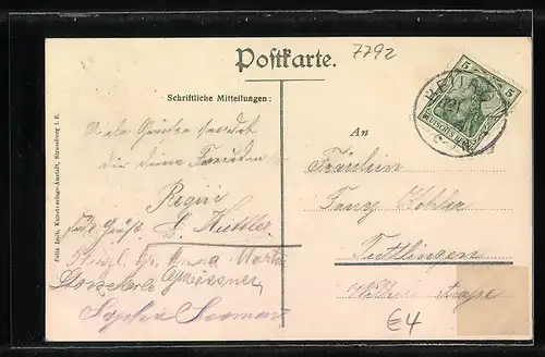 AK Beuron, Blick auf das Kloster